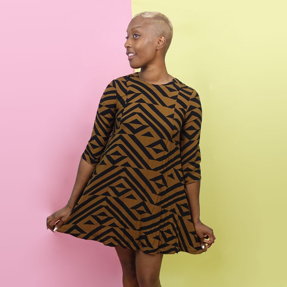 H&M Geometric Shift Dress